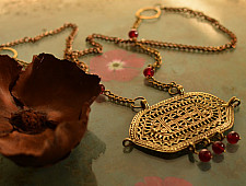 प्रभा ✺ Brass Necklace { 7 }